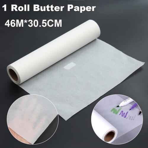 46Mx30CM Super Transparent Draft Sketch Paper Tracing Paper White Paper Roll