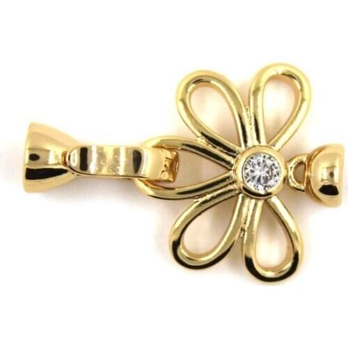 925 Silver Plating Clasp Accessories For DIY Making Clasps Hooks For Handmade Woman Pearls Necklace Bracelet Jewelry Accessories