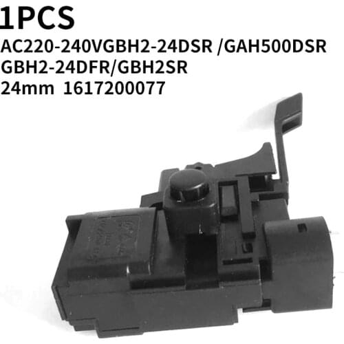 1pc Electric Drill Switch For Bosch GBH2-24DSR GAH500DSR GBH2-24DFR GBH2SR Replace 1617200077 Switch Replaceing