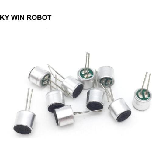 10 PCS/LOT 6x5mm 6050 Microphone Electret Microphone with 2 pin pick-up