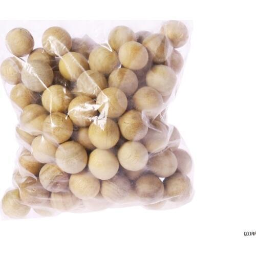 100Pcs Natural Cedar Wood Moth Balls Camphor Repellent Wardrobe Clothes Drawer