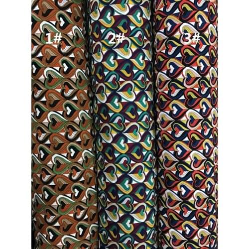 145cm width Composite flower fabric heart heart-shaped pattern for skirt suit-dress hair accessory CH-7201