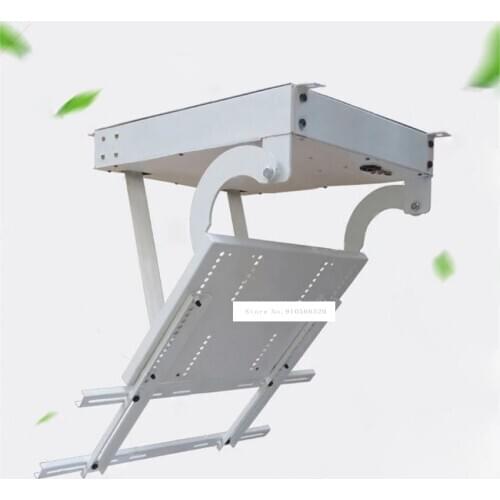 43-55" TV Rotating Mount Hanger TV Ceiling Lift Hanger Electronic Positioning Folding Holder TV Ceiling Bracket 110V/220V 20W