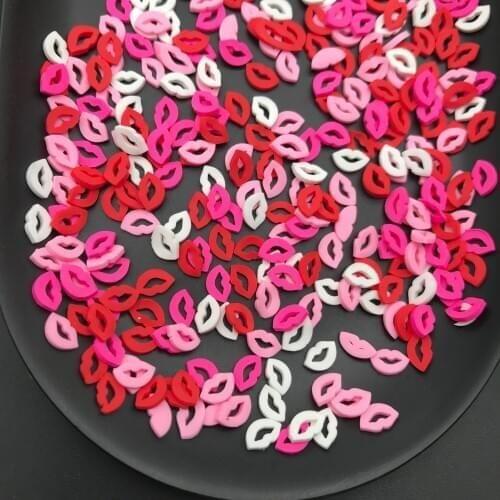 60g Lips Polymerclay,Soft Clay Sprinkle For Kids Diy/Craft Diy Making/Nail Art/Scrapbook Decoration/Craft Filler