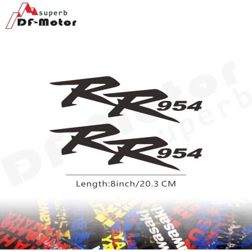 8Inch Reflective Sticker Decal Motorcycle Car Sticker Wheels Fairing Helmet Sticker Decal For Honda RR 954 RR 954 RR