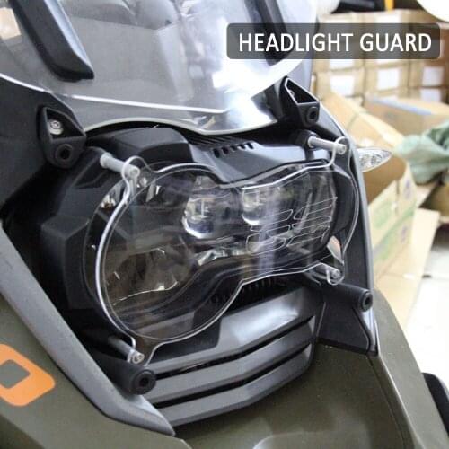 For BMW R1200GS Grille Headlight Protector Guard Lense Cover Fit For BMW R 1200 GS LC ADV 13-18 Acrylic Motorcycle Accessories