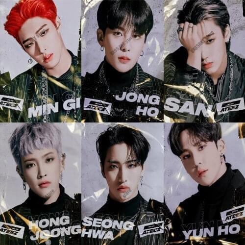 Diamond Embroidery Full Square K-POP Ateez Members Diamond Painting Mosaic Korean Boys Team Cross Stitch Kits Home Decoration