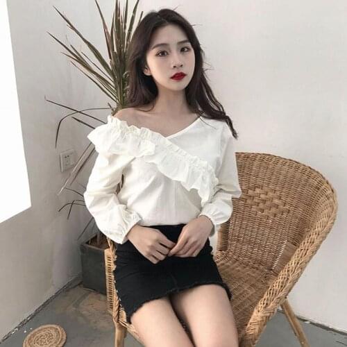 Blouse Women Shirt Spring and Summer Loose Pullover Lace Blouse Shirt Blusas Mujer De Moda