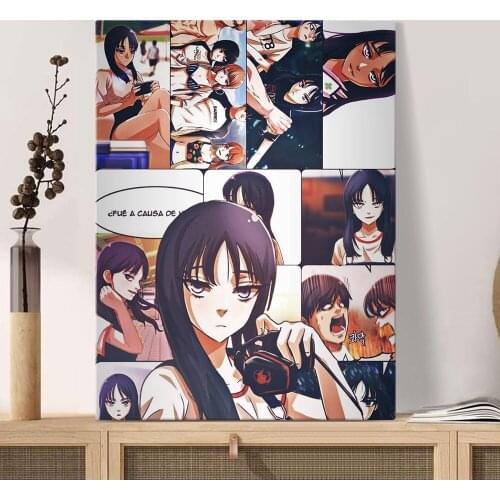 The Girl From Random Chatting! Hamin Park Decoration Home Decor Canvas Painting Living Room Wall Art Pictures Posters Prints