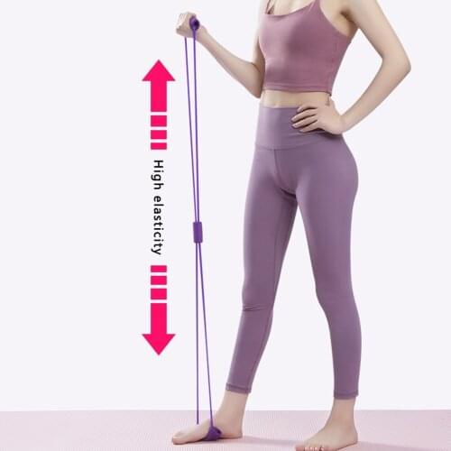Yoga Resistance Exercise Bands Gym Fitness Equipment Pull Rope 8 Word Chest Expander Elastic Muscle Training Tubing Tension Rope