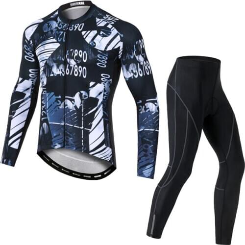 YOCENE Maillot Motocross Jersey Shirts Long Sleeve Thermal Spring Breathable Road Bike Tops Cycling Wear
