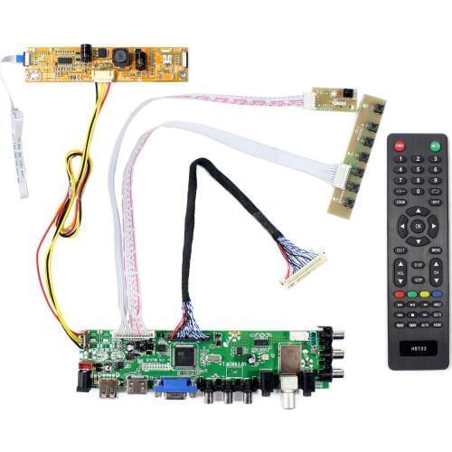 HD MI VGA AV USB ATV DTV LCD Controller Board work for 21.5inch 1920x1080: MT215DW02 V0 CLAA215FA04 V1 M215HW01 V6 CLAA215FA04-K