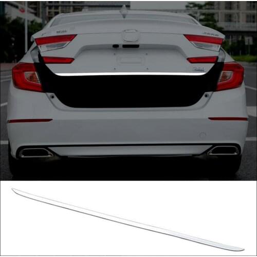 Chrome Rear Trunk Tailgate Door Lid Cover Trim Strip For Honda 10th Accord 2018 2019