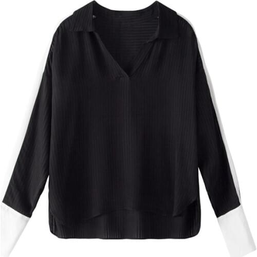 Splicing Sashes Womens Tops And Blouses Office Blouse Korean Fashion Clothing Blusas Womens Shirt Ropa Mujer Plus Size Camisas