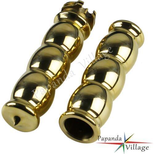 Brass Motorcycle Rough Crafts 1" Handlebar 25mm Hand Grips Handle Grip for Harley Dyna Sportster XL 883 1200 Custom 48 Chopper