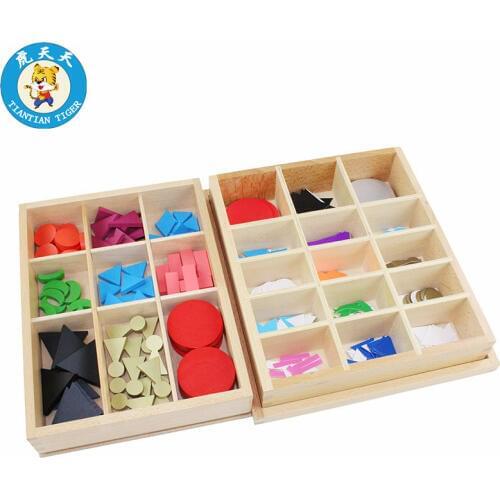 Montessori Kids Language Toys Children Early Education Cards & Wood Grammar Symbols With Box