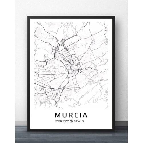 Murcia Palma Seville Valencia Valladolid Vigo Vitoria-Gasteiz Zaragoza Poster Prints Paintings