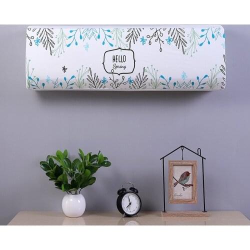 Polyester Fiber Cute Cartoon Dull Pattern Home Hanger Delicate Soft Comfortable Hanging Hood Air Conditioner Cover