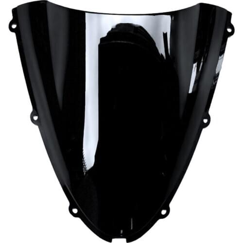 Clear Black Motorcycle Windshield Windscreen Fit For KAWASAKI Ninja ZX1000 ZX10R ZX10RR 2006 2007