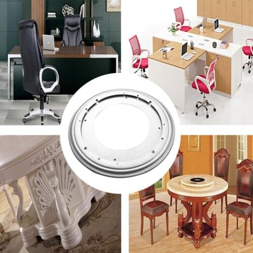 Dropshipping Kitchen Supplies 5.5/8/9/12Inch Round Shaped Ball Bearing Metal Rotating Turntable Swivel Plate Turntable