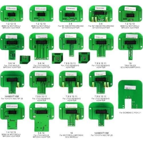 BDM Frame 22pcs BDM Probe Adapter LED BDM Frame Use for Fgtech BDM100 FGTECH ECU Programmer Free Shipping