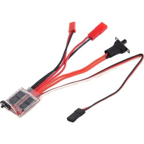 RC ESC 30A 4-8V Brush Motor Speed Controller 1/16 1/18 for Climbing RC Car Ship Tank Mini 4Wd WPL Car