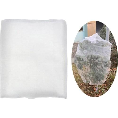 Insect Net Plant Protection Nets Strong And Durable Gardening Zipper Pest Control Antifreeze Rope Outdoor White Bag