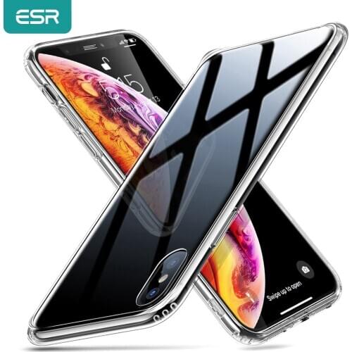ESR Glass Case for iPhone 12 Pro Max for iPhone SE 2nd Gen 8/7 11/11 Pro Max/X/XR XS Max Ultra Thin Clear Tempered Glass Cover