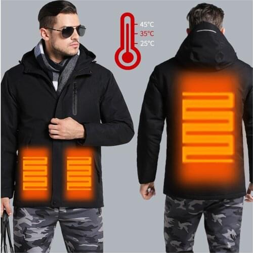 Outdoor Electric Usb heater Heating Jacket Mens Hiking Hunting waistcoat Heated Vest Winter Waterproof Thermal Jacket vest