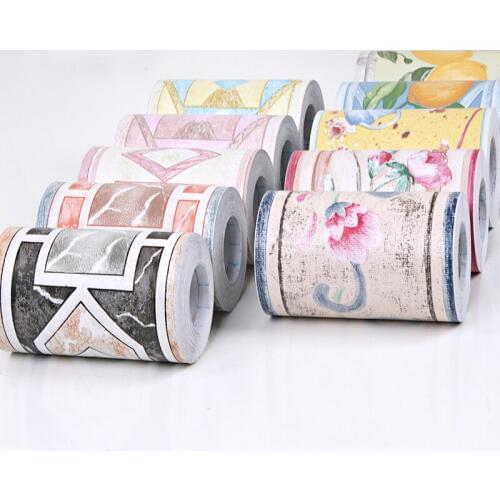 Waterproof Waist Line 3d Wall Stickers for Tiles Bathroom Kitchen toilet Self-adhesive PVC Border 3d Stickers 10cmx10m