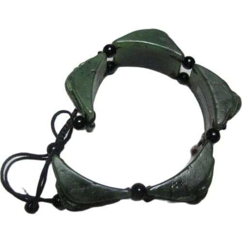 100% Natural Chinese Hetian Jade Hand-carved Wudu Bracelet (Including Certifica)
