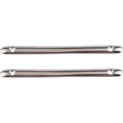 2x Rub Strake Stainless Steel Polished for Marine Boat Yacht RV Kayak 150mm
