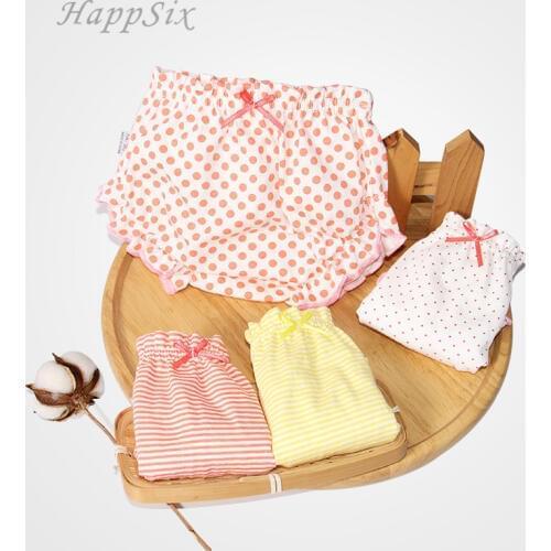 4pieces/lot 2018New Style Cotton Childrens Underwear 2-3-4years Summer Girls Underpants baby girl clothes for Kids