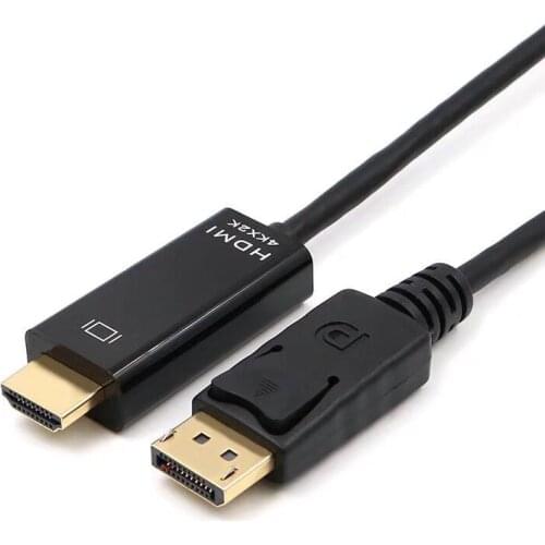 4K DisplayPort To HDMI-compatible Cable 1M 1.8M 1080P @60Hz Display Port DP To HDMI-compatible Cable for Laptop and Projectors