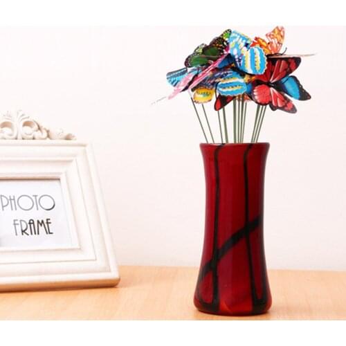 50Pcs Butterfly Stakes Outdoor Yard Planter Flower Pot Bed Garden Decor Yard Art For Decorating Your Gardens, Flower Beds Etc