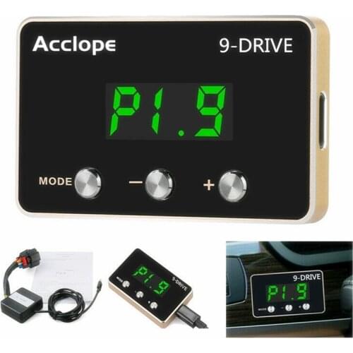 Car Electric 9 Drive Throttle Controller Pedal Accelerator For DODGE CHALLENGER MAGNUM NITRO RAM 2007-2018 Pedalbooster Command
