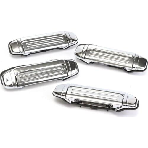 Car Mofaner ABS Plating Material Chrome Front Rear Left Right Door Handle Exterior Parts Replace For Mitsubishi PAJERO 1992-1997