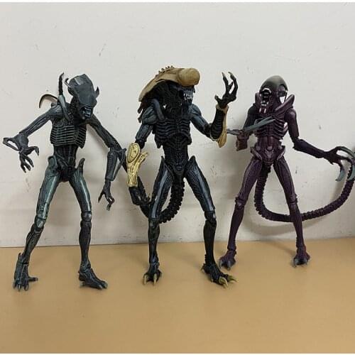 Alien Vs Predator Arachnoid Razor Claws Alien Chrysalis Alien Warrior Action Figure Collectable NECA Toy Doll Gift 18cm