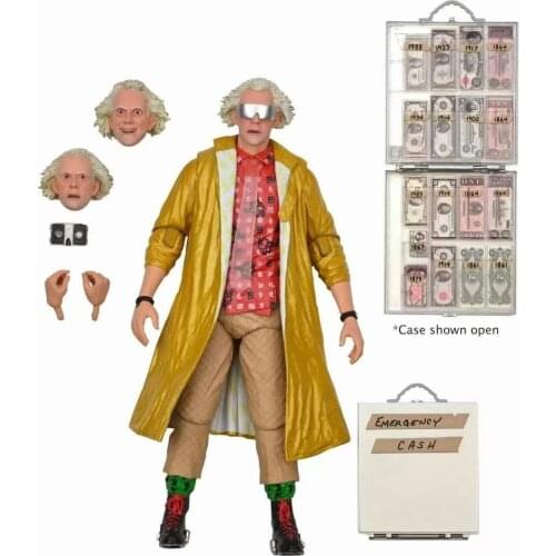 18cm Two Style Figure Dr.Browns Back To The Future Dr.Browns Action Figure PVC Movable Collection Of Toys And Gifts