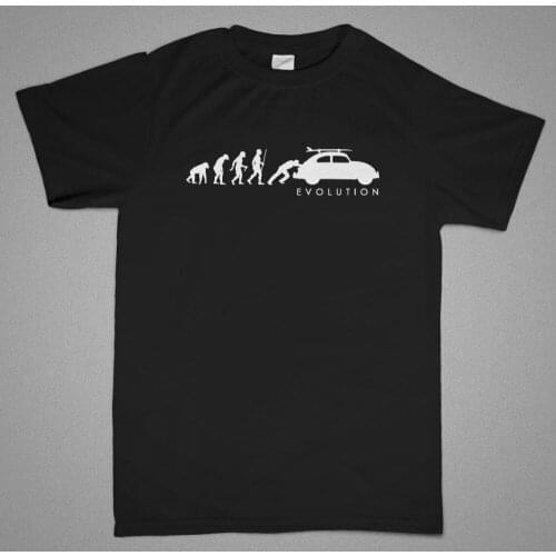 German Car T Shirt Evolution Bug Car Tee Shirt Free Vinyl Decal Brand 2019 New T Shirt Man Cotton Men Clothing Cartoon T Shirts