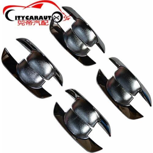 Citycarauto 8pcs/set Chromium Styling for hilux vigo handle cover 4 door bowl cover fit for hilux vigo pickup car 2005-2011