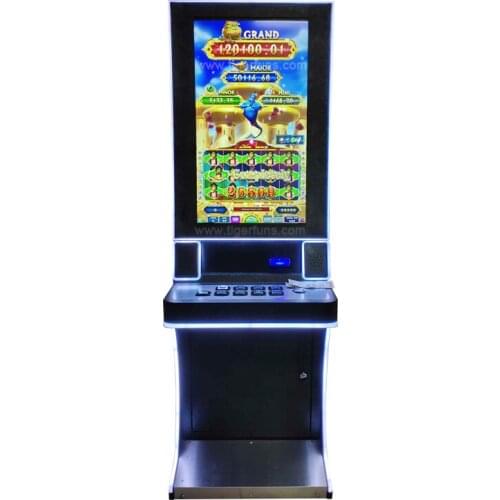 Hot selling 32" Curved screen Magic lamp video slot machine gambling game machine for sale