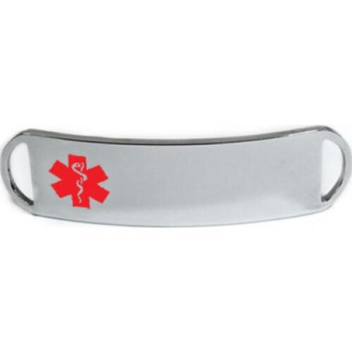 Wholesale Engraved Medical Alert ID Plate. Sold without chain hot sales Stainless steel dog tag FH890303