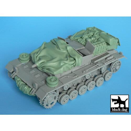 Resin modification of German three-turk tank in World War II 1:35