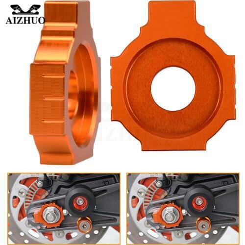 Motorcycle Rear Axle Blocks Adjuster Chain Tensioner FOR 125 200 390 990 SMT RC 390 200 125 990 AdventuRe 2013-2015