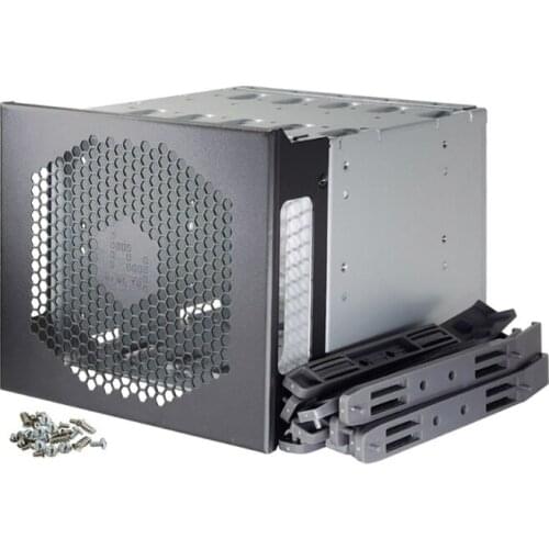 5inch to 5x 3.5" HDD Cage Rack, Hard Driver Tray Hard Drive Cage Adapter Bracket