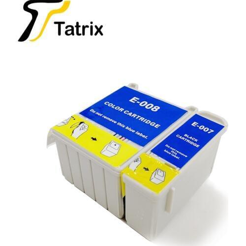Tatrix For Epson T007 T008 Compatible Ink Cartridge for Epson Stylus Photo 780 785EPX 790 825 870 875DC 875DCS 890 895 915 etc