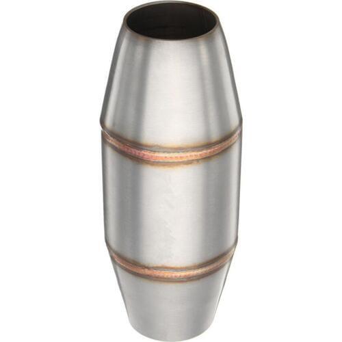 Universal Motorcycle Stainless Exhaust Pipe Muffler Expansion Chamber Bike