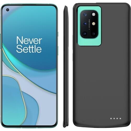 Battery Charger Cases For Oneplus 8T Silm Silicone Shockproof Backup Portable Power Bank Charging Cover Oneplus 8T Battery Case