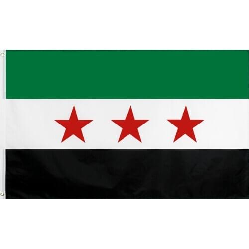 3x5ft three star Old Syria Flag